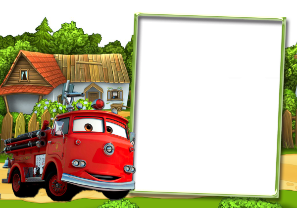 Рамки детские с машинками