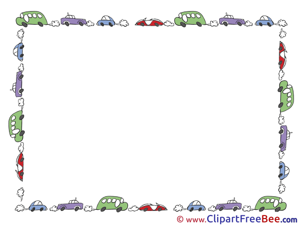 Картинки рамки с машинами паспарту