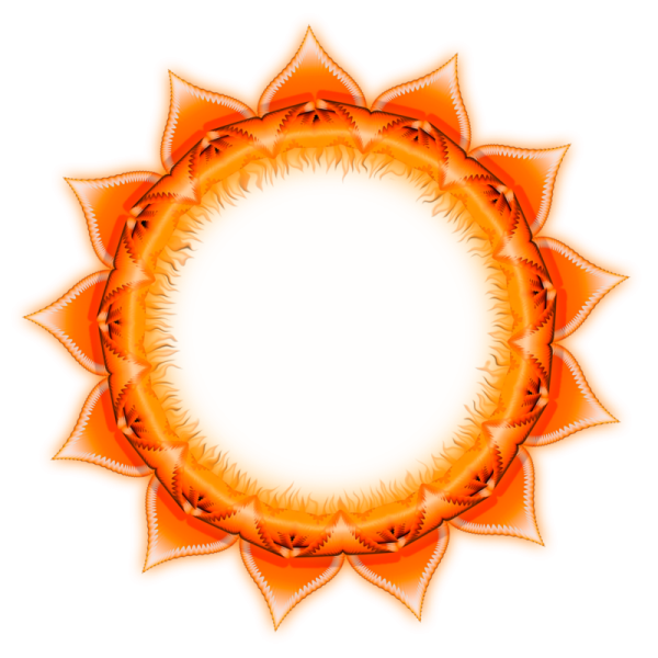 Рамка солнце