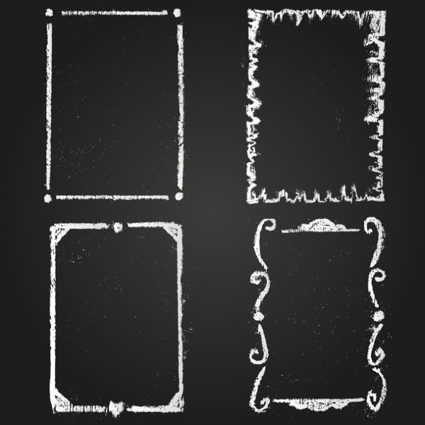 Рамки из мела