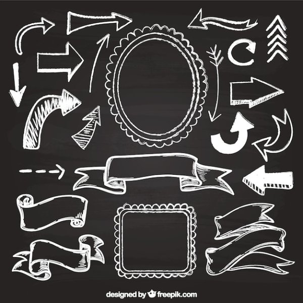 Рамки из мела