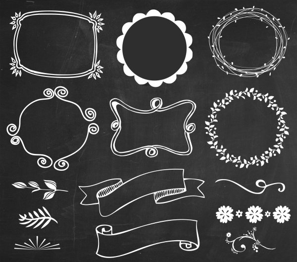 Рамка для надписи стильная