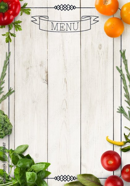 Подложка для меню ресторана