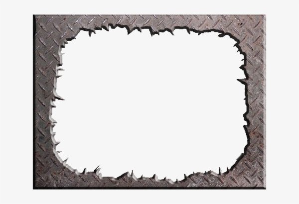 Рамка металл для фотошопа