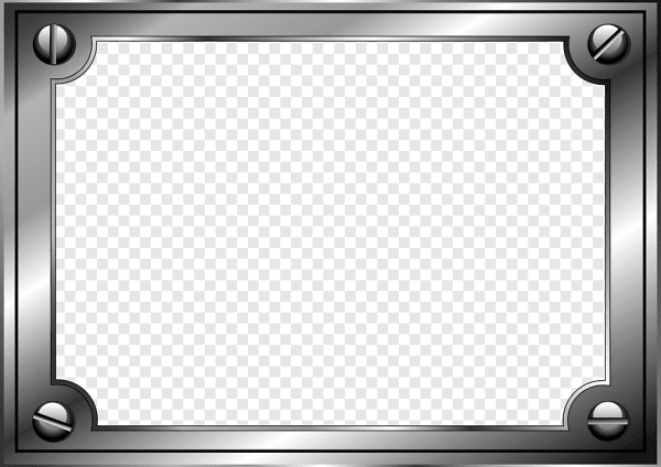 Рамка металл для фотошопа