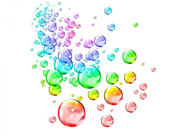 Мыльные пузыри рисунок