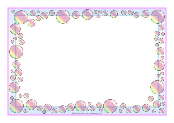 Рамочка с пузырями