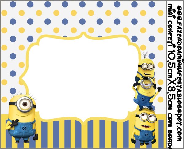 Пригласительные Миньоны