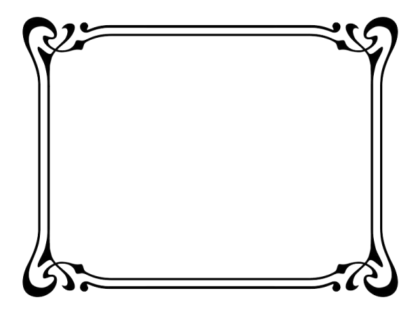 Тонкая рамка в стиле Модерн