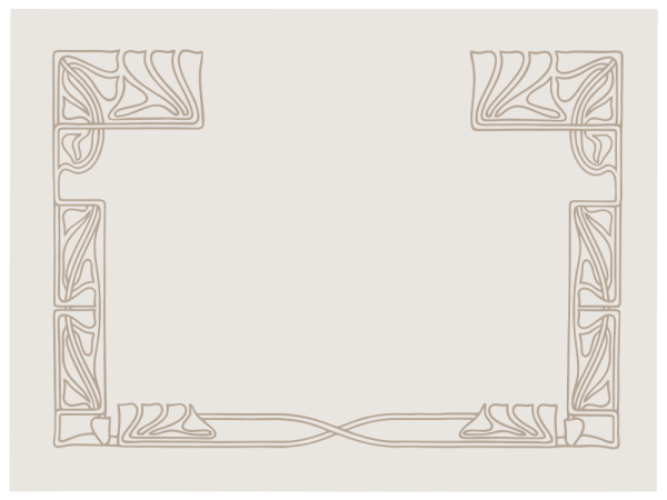 Рамка в стиле ар деко