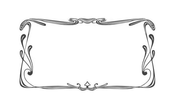 Рамка для текста в стиле Модерн