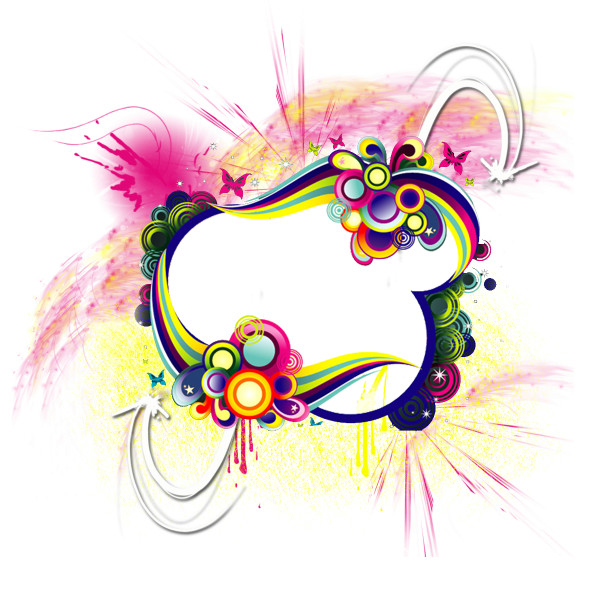 Абстрактная рамка для фотошопа