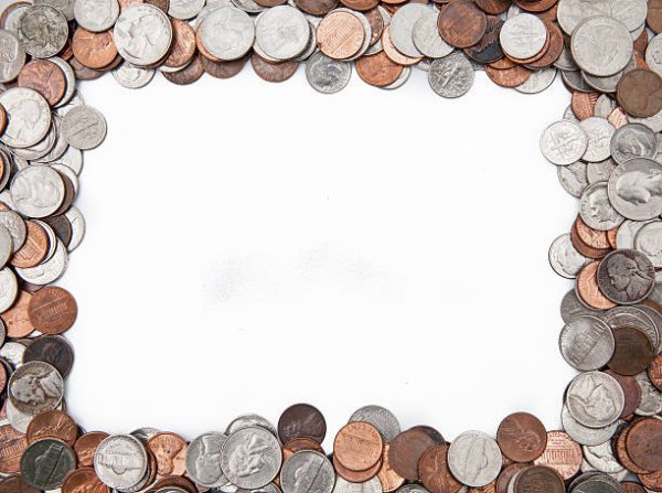 Рамка с монетками для детей