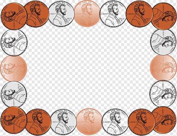 Фоторамка с монетами