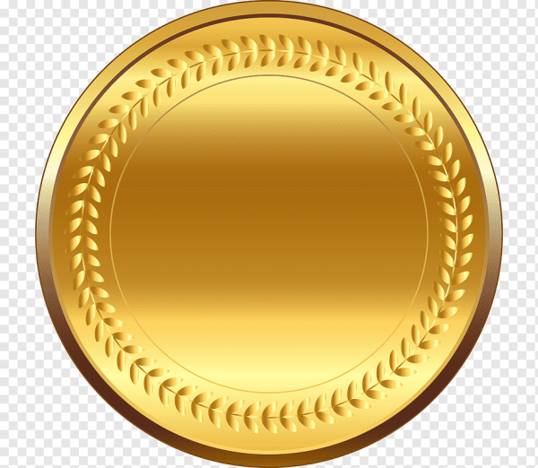 Медаль золото