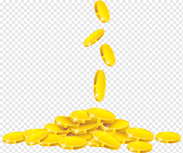 Монеты падают