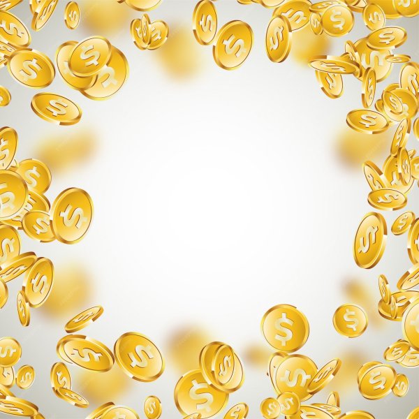 Рамка из золотых монет