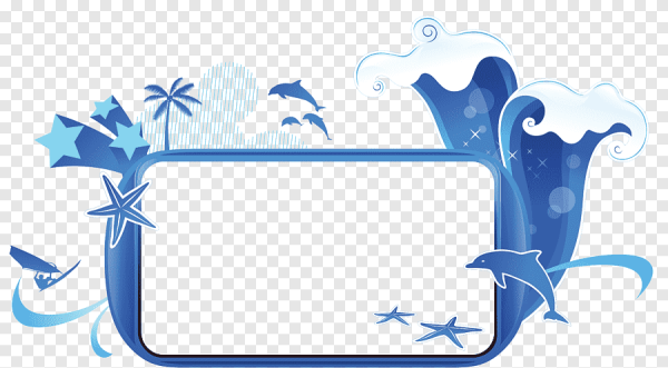 Рамка для текста в морском стиле