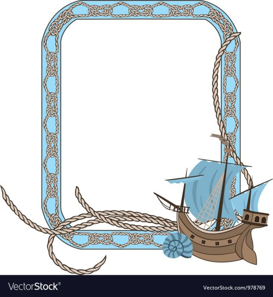 Рамка для текста морская тематика