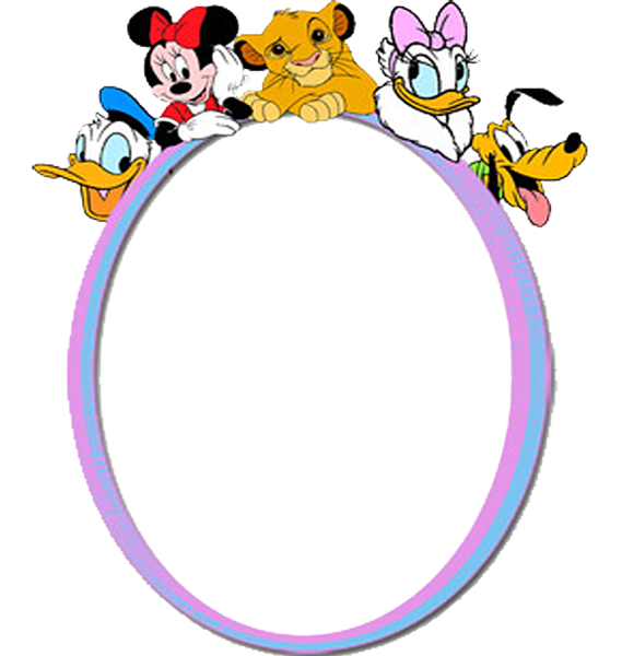 Рамки овальные детские