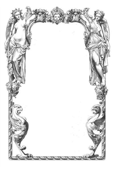 Рамка в античном стиле