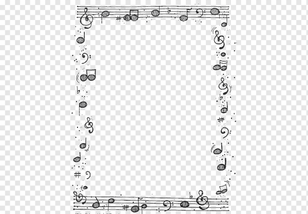 Рамка музыкальная для текста