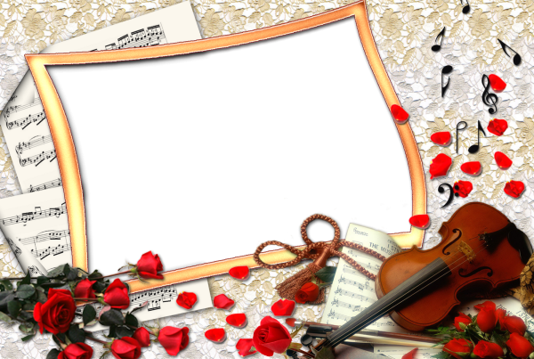 Рамка музыкальная для текста