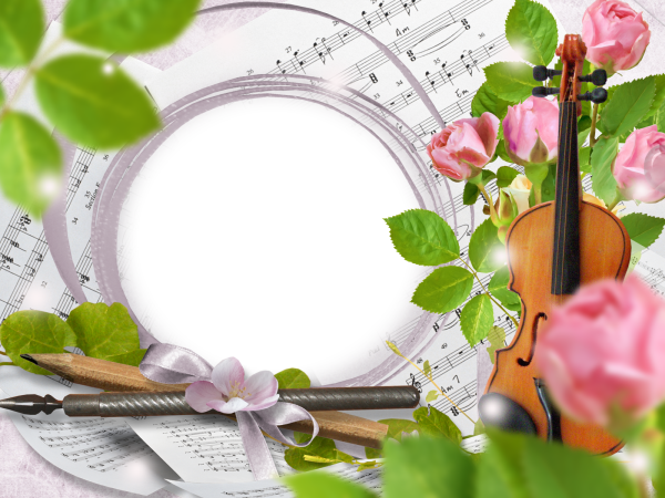 Рамка нотки