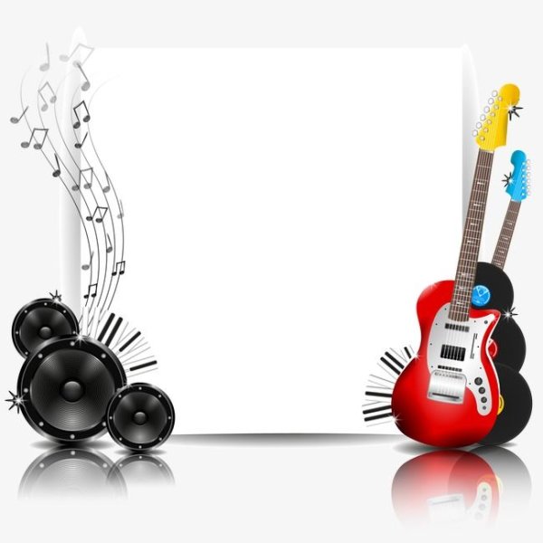 Рамки с муз инструментами