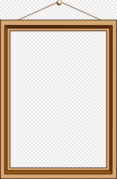 Рамка висит на стене