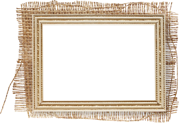 Рамка мешковина