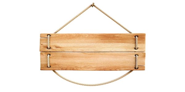 Деревянная табличка