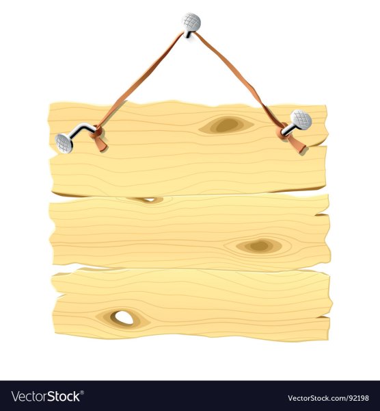 Деревянная табличка с гвоздями