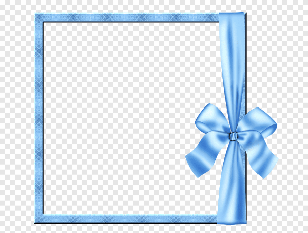 Голубая рамка для фотошопа