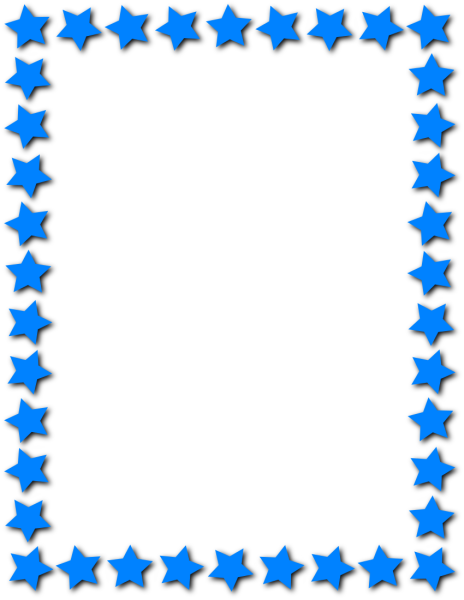 Рамки детские синие