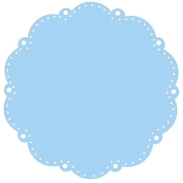 Бирка для надписи голубая