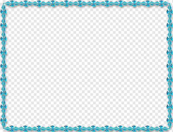 Рамка синяя