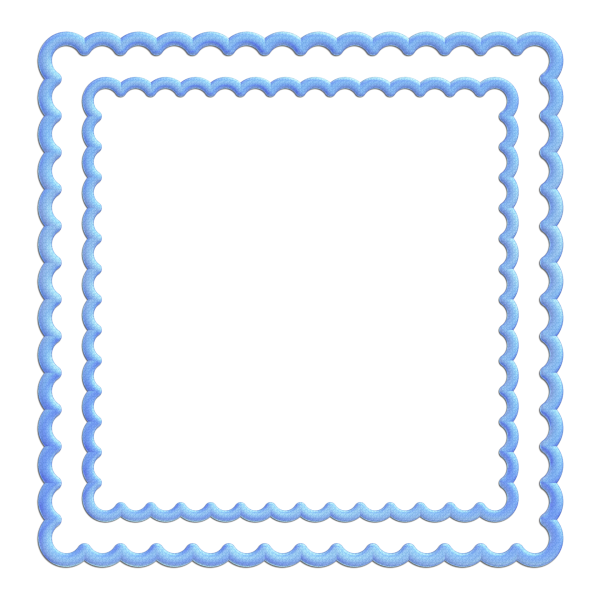 Рамка синяя детская