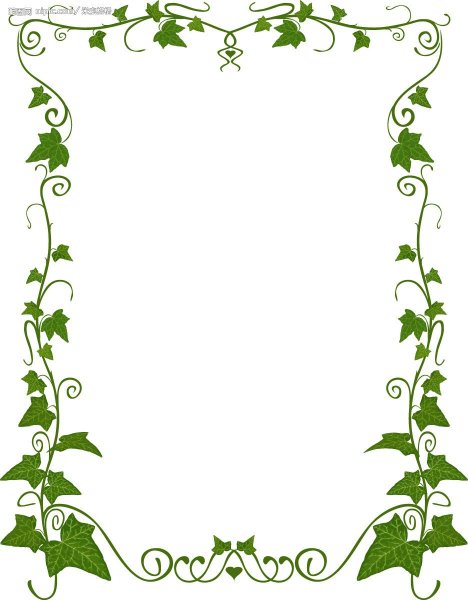 Рамка растительная для текста