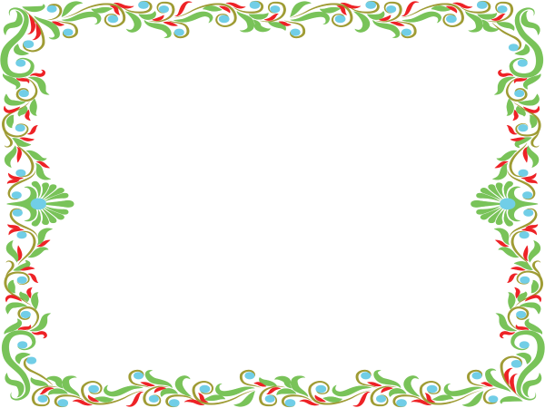 Рамка народный орнамент