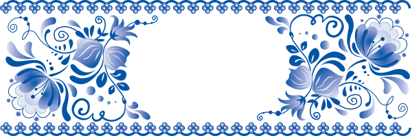 Народный орнамент на прозрачном фоне