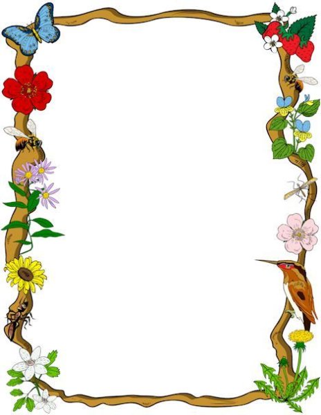 Рамки для ворда летние