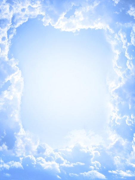 Рамка из облаков