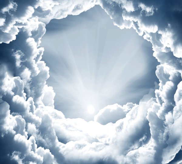 Рамка из облаков