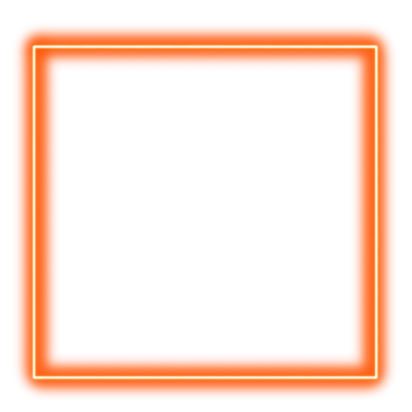 Желтая неоновая рамка