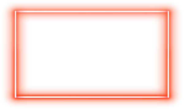 Неоновая рамка для фотошопа без фона