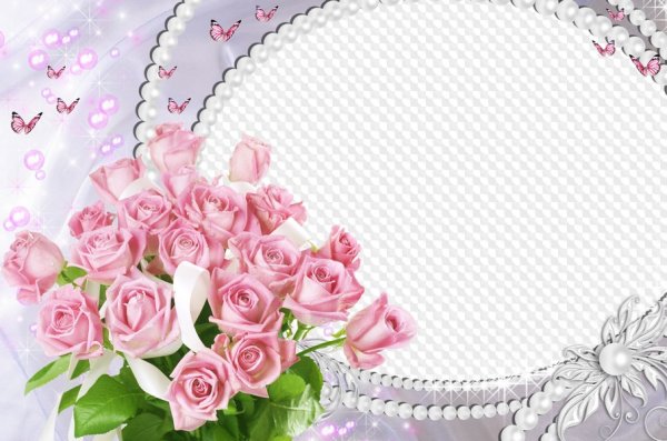 Фоторамка с розами