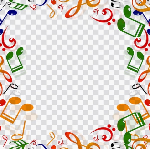 Рамка музыкальная для текста