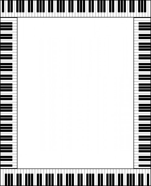 Рамка музыкальная для текста