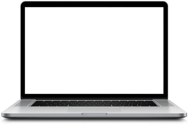 MACBOOK на белом фоне